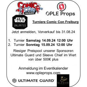 Comic Con Freiburg Star Wars Unlimited Turnier