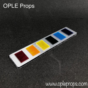 OPLE Props Qualitäts Rangabzeichen Pride Regenbogen Design Rainbow rank bar cosplay Prop offizier Abzeichen Rang quality rankbar