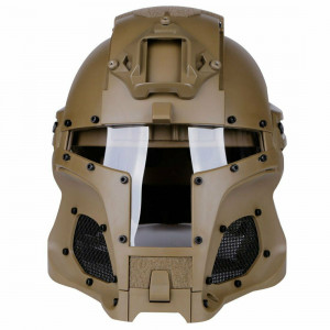 OPLE Props Visor für Tactical Airsoft Paintball Helme Lense Helmlinse Kostüm Mandalorianer Kostümlinse Visor Visier Linse T-Lins