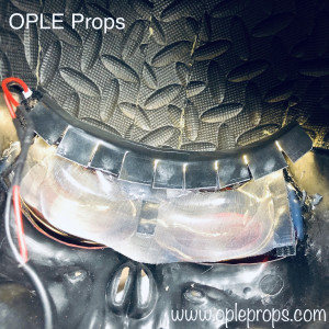 OPLE Props Einbauservice für OPLE Lumos Beleuchtungssystem Cosplay Helm oder Maske