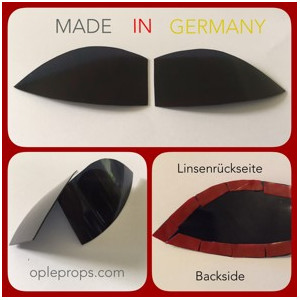 OPLE Props Rubies Darth Vader Helm 34199 Supreme Linsen Tauschlinsen Ersatzlinsen Cosplay Tausch Ersatz Linse