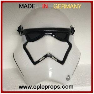 OPLE Props Linsen für Rubies Kindermaske First Order Stormtrooper Maske 332529 Sturmtruppe Erste Ordnung Visor Innenmontage Kost