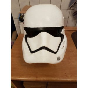 OPLE Props Stormtrooper First Order Rubies Deluxe Helmet 32311 Visor Interior mounting First Order Costume Cosplay Trooper