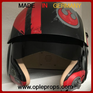 OPLE Props Hasbro Black Series Replacement lense Poe Dameron Helmet Helmetlense blackseries Visor xwing TFA x-wing Resistance Pi