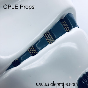 OPLE Props Glueable Mesh suits with nose areas of Stormtrooper or Clonetrooper nosearea Mesh for Helmets Trooper Clones screen