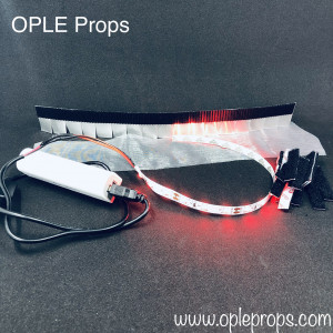 OPLE Props Lumos Beleuchtungssystem für Helme oder Masken Cosplay Lichtsystem Republic Kommando Mando Robocop oder andere Kostüm