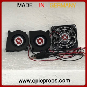 OPLE Props Fan System OPLE Odin advanced Triple fan with USB Helmet or Mask Cooling Device Costume ventilation