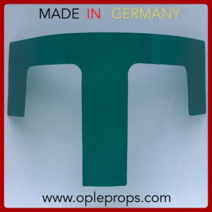 OPLE Props The Assassin Helm von NME Props Lense Helmlinse Kostüm Mandalorianer Kostümlinse Visor Visier Linse T-Linse Mandalori