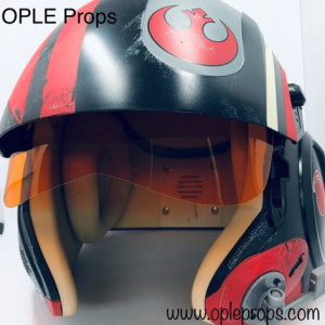 OPLE Props Hasbro Black Series Replacement lense Poe Dameron Helmet Helmetlense blackseries Visor xwing TFA x-wing Resistance Pi