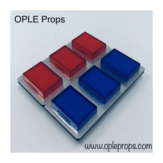 OPLE Props quality rank bar Captain Lorth Needa Moff Tiaan Jerjerrod Imperial Offizier push buttons cosplay movie prop pushbutto