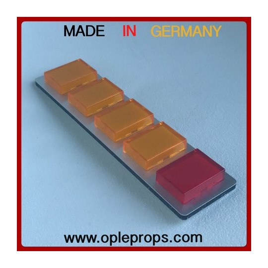 OPLE Props Qualitäts Rangabzeichen Science Officer Wissenschafts Offizier Galen Erso Rogue one Push Buttons Cosplay Prop pushbut