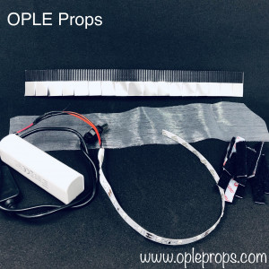 OPLE Props Lumos Beleuchtungssystem für Helme oder Masken Cosplay Lichtsystem Republic Kommando Mando Robocop oder andere Kostüm