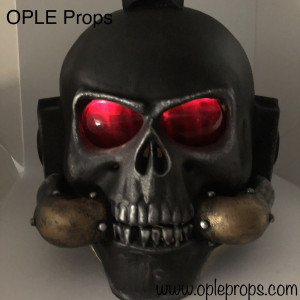 OPLE Props mounting service for OPLE Lumos Lighting system suits with helmets or masks