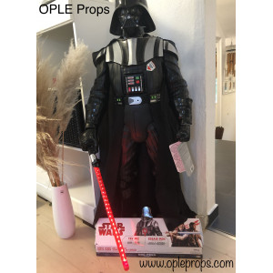 OPLE Props Lumos Beleuchtungssystem für Jakks Pacific Darth Vader Figur 120cm Großfigur 47inch leuchtendes Lichtschwert Darthvad