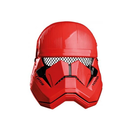 OPLE Props Rubies 3201051 Red Stormtrooper 1/2 Mask EP IX Child Sithtrooper für Kinder Trooper Kostüm Costume Erste Ordnung Rise