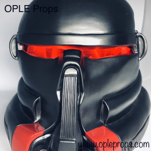 OPLE Props Purge Trooper Helmetlense with light masklense lighting red Jedi the fallen order Prop Visor Lense costume helmet 501