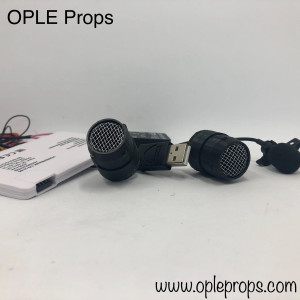 OPLE Props Shadowtrooper Hovi Mic Tips mit Lautsprecher Shadowtrooper Helm Tusken Aerator Trooper Shadowtruppler Speaker Perlato