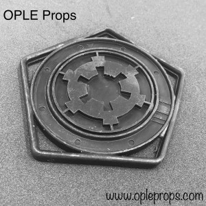 OPLE Props Rebel Token Cara Dune Empire Marshall Rebel Pilot Blue Captain Teva Prop Communicator coin mandalorian