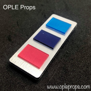 OPLE Props Qualitäts Rangabzeichen Bi Pride Design Bipride bisexual pride rank bar cosplay Prop offizier Abzeichen Rang quality 