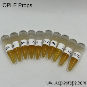OPLE Props Jurassic Park Dino DNA Cryo vials with Dinosaur DNA Label Tyrannosaurus Rex Velociraptor Parasaurolophus Stegosaurus 