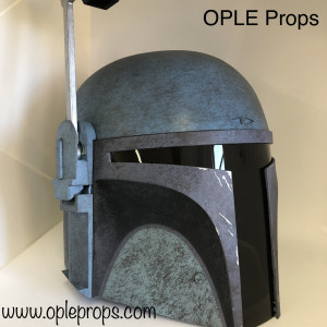 OPLE Props Hasbro Black Series Helm Mandalorian Deatchwatch Tauschlinse Linse Helm Helmlinse blackseries cosplay gewölbte Form d