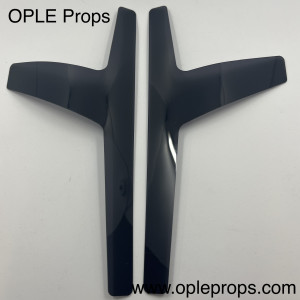 OPLE Props Doppel T-Visor für The Death Stalker Helm von NME Props Lense Helmlinse Kostüm Mandalorianer Kostümlinse Visor Visier