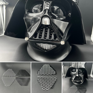 Darth Vader mouthmesh ROTJ ESB Version Helmetmesh Return of the Jedi Empire strikes back Darth Vader Helmet Costume Mesh