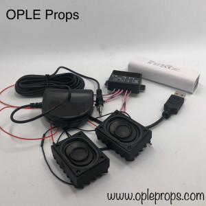 OPLE Props Deathtrooper Sound System for Deathtrooper helmets Mic Tips with mounted Speakers soundsystem Helmet Trooper Sound