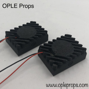 OPLE Props Deathtrooper Mic Tips mit Lautsprecher Sound System für Deathtrooper Helm Helme Trooper Speaker Lautsprecher Sound