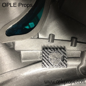 OPLE Props Deathtrooper Mic Tips mit Lautsprecher Sound System für Deathtrooper Helm Helme Trooper Speaker Lautsprecher Sound