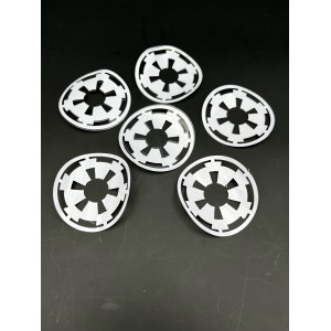 Vinyl Imperium Sticker Logo Tie Pilot Helm Aufkleber Imperiales Logo