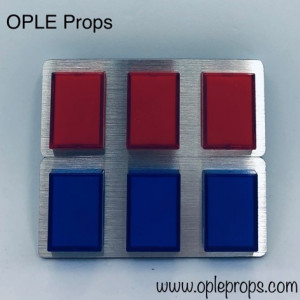 OPLE Props quality rank bar Captain Lorth Needa Moff Tiaan Jerjerrod Imperial Offizier push buttons cosplay movie prop pushbutto