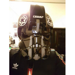OPLE Props Tie Fighter Pilot Bubble Helmet Lenses Green 501st Tie-Pilot Single lense Cosplay Bubbles Bubbled