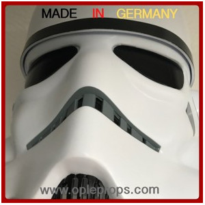 OPLE Props Linsen für Rubies Stormtrooper Supreme Helm 35549 Linse Tauschlinse Helmlinse Kostüm Ersatzlinse Cosplay Tausch Ersat