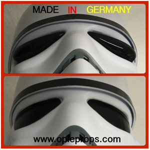 OPLE Props Lenses suits with Rubies Stormtrooper Supreme Helmet 35549 Lenses Replacement lense Helmetlense Costume Cosplay Spare