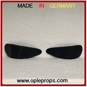 OPLE Props Linsen für Rubies Stormtrooper Supreme Helm 35549 Linse Tauschlinse Helmlinse Kostüm Ersatzlinse Cosplay Tausch Ersat